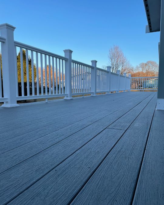 Deck installation by Wolf Carpenters in Peabody, MA